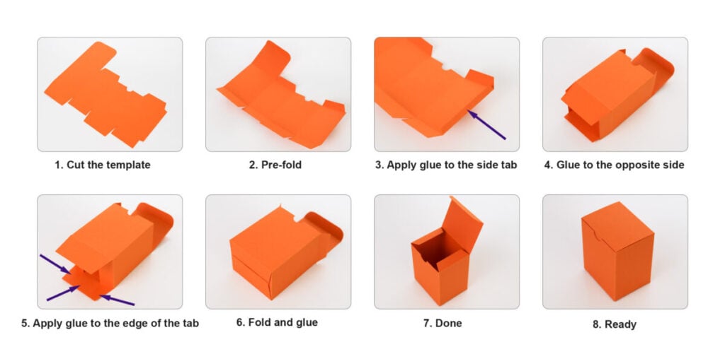 Tall Box Template SVG DXF PDF