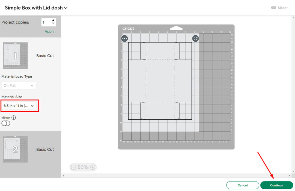 How to cut box SVG templates with Cricut
