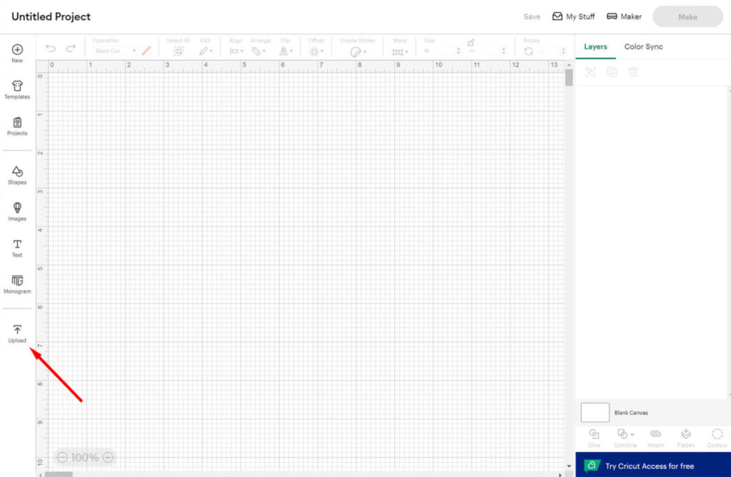 How to upload box SVG templates into Cricut DS