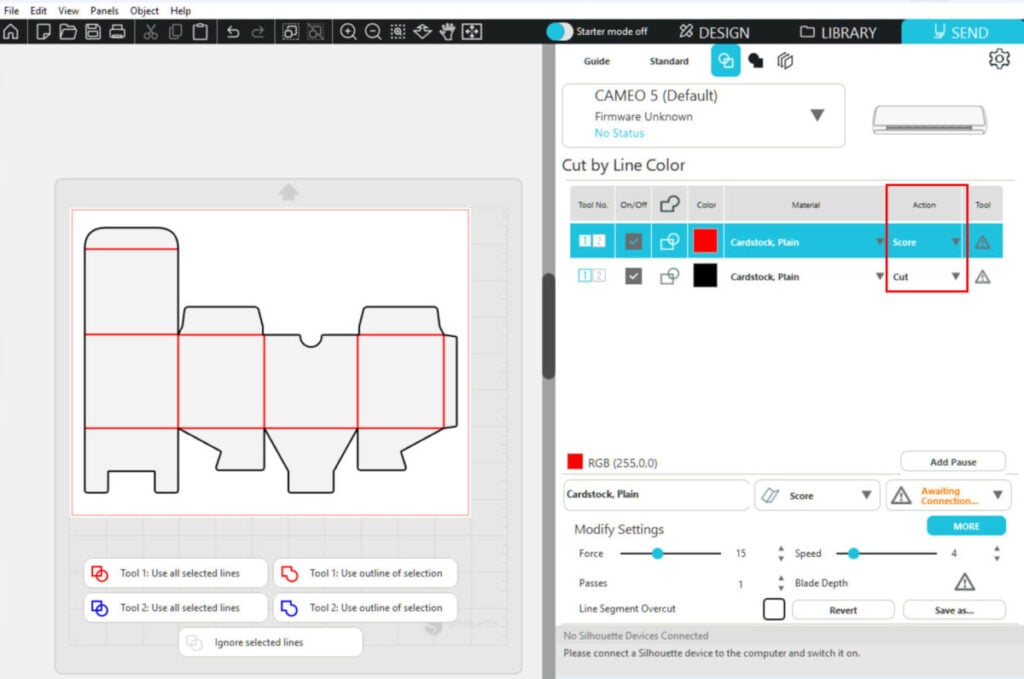 How to cut box SVG templates with Cricut