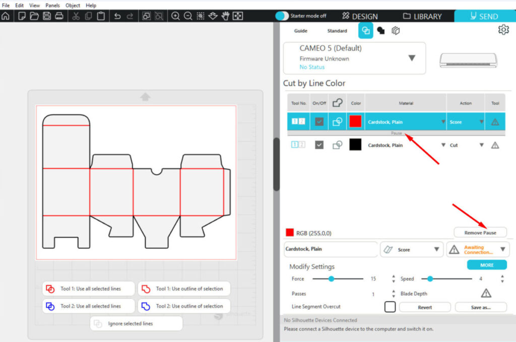 How to cut box SVG templates with Cricut