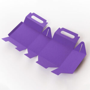 Box with Handle Custom Size Template Maker | SVG DXF PDF PNG