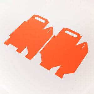 Box with Handle 2-Panel Custom Template Maker | SVG DXF PDF PNG