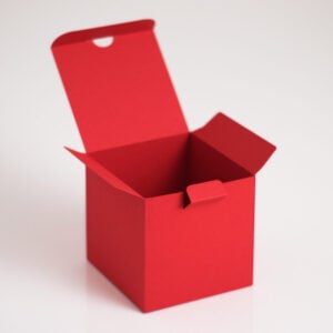 Front Tuck Lock Box 2-Panel Custom Template Maker | SVG DXF PDF PNG