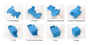 Slit Lock Top Box - How to Assemble