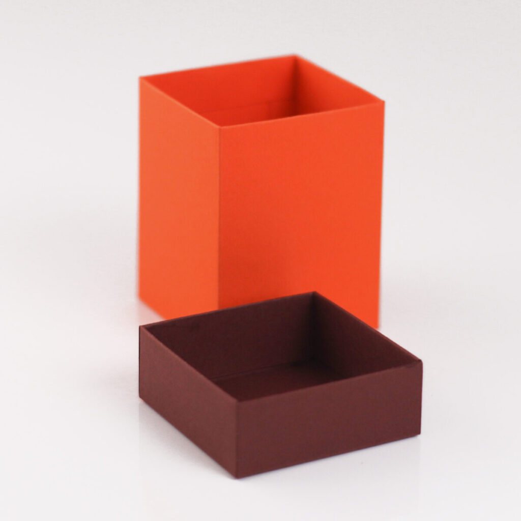 Tall Box with Lid Custom Size Template Maker | SVG DXF PDF PNG
