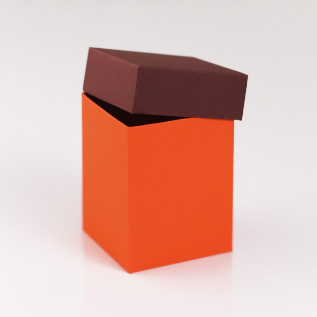 Tall Box with Lid Custom Size Template Maker | SVG DXF PDF PNG