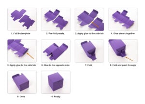 Tuck Top Snap Lock Bottom Box - How to Assemble